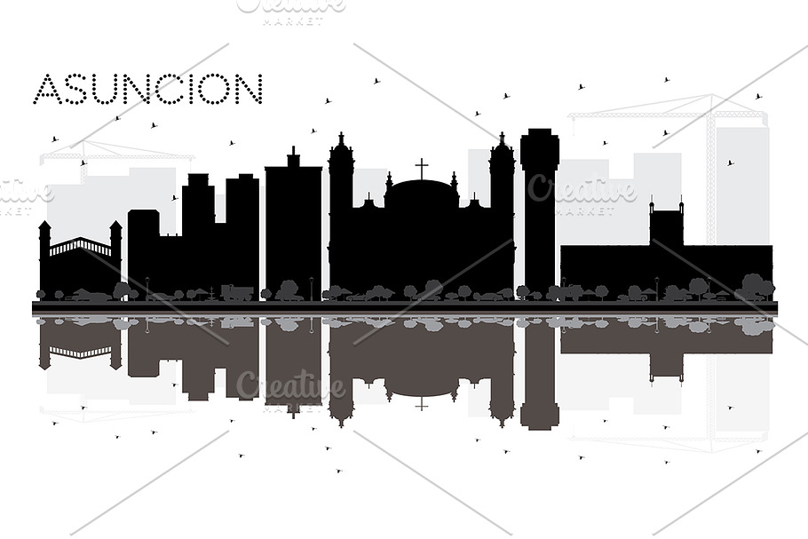 Asuncion Paraguay City skyline 