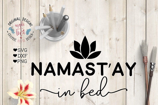 Namastay in Bed Cutting File