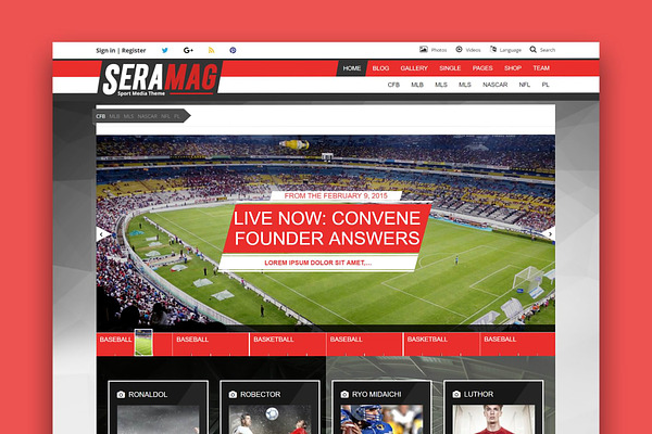 SeraMag - Magazine WordPress Theme