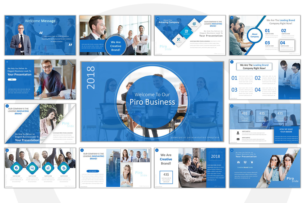 Piro Business Powerpoint in PowerPoint Templates - product preview 8