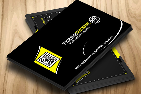 CT022 Corporate business card in Business Card Templates - product preview 1