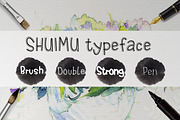 SHUIMU 4 Styles TrueType Font