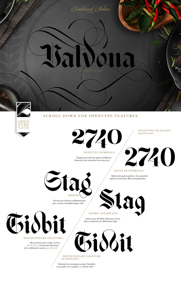 Osgard Pro | Font in Gothic Fonts - product preview 4