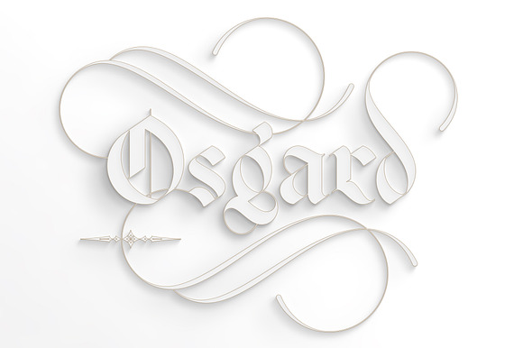 Osgard Pro | Font in Gothic Fonts - product preview 9