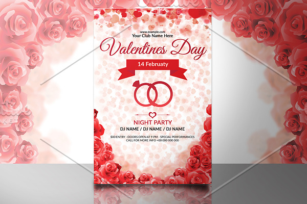 Valentine's Day Event Flyer -V726