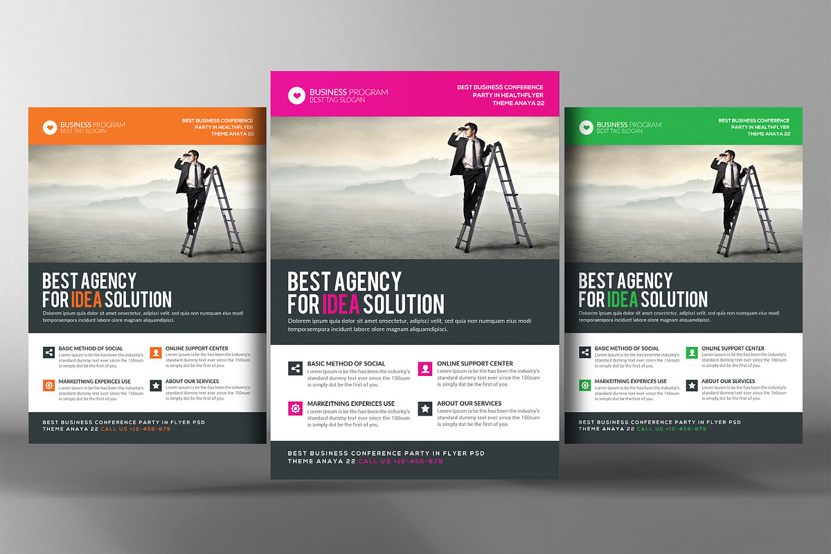 Business Analyst Flyer Template in Flyer Templates - product preview 8