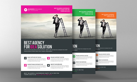 Business Analyst Flyer Template in Flyer Templates - product preview 1