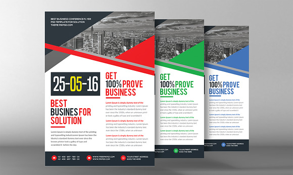 Business Essentials Corporate Flyers in Flyer Templates - product preview 1