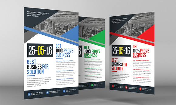 Business Essentials Corporate Flyers in Flyer Templates - product preview 2