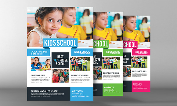 Child Development School Flyer in Flyer Templates - product preview 1