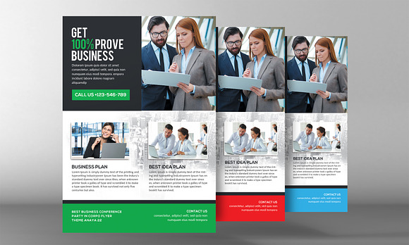 Contractor Flyer Template in Flyer Templates - product preview 1