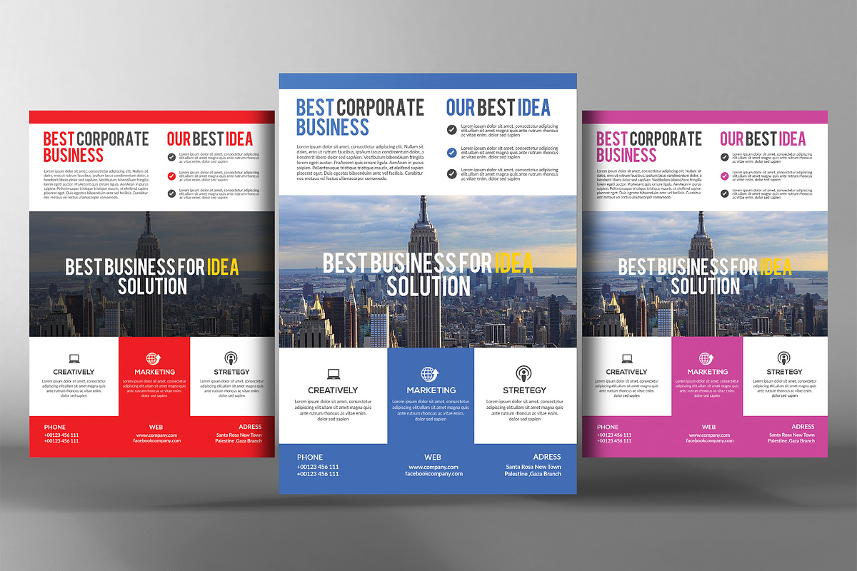 Contractor Flyer Templates in Flyer Templates - product preview 8