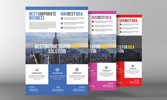 Contractor Flyer Templates in Flyer Templates - product preview 1