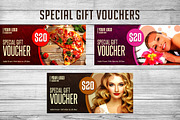 3 Special Gift Vouchers