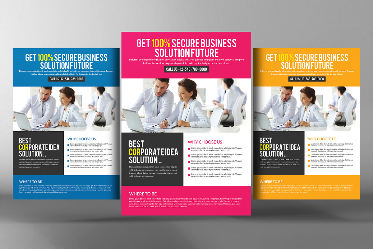 Employment Agency & Jobs Fair Flyer in Flyer Templates - product preview 8