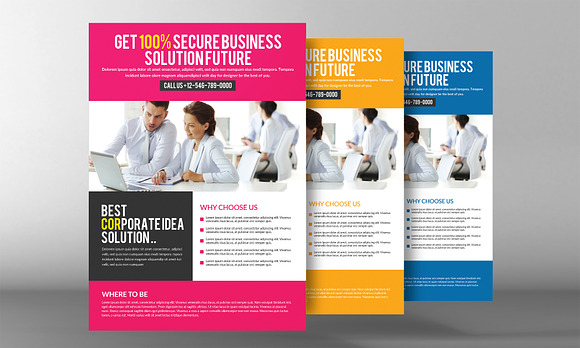 Employment Agency & Jobs Fair Flyer in Flyer Templates - product preview 1