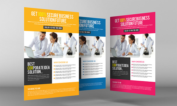 Employment Agency & Jobs Fair Flyer in Flyer Templates - product preview 2