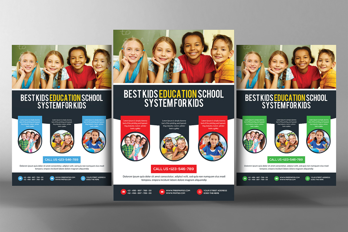 Preschool Kids & Day Care Flyer in Flyer Templates - product preview 8