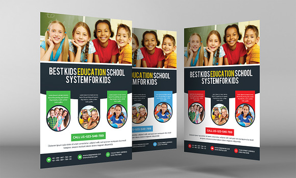 Preschool Kids & Day Care Flyer in Flyer Templates - product preview 2