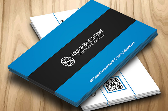 CT024 Corporate business card in Business Card Templates - product preview 1