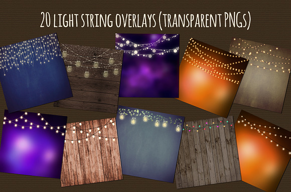 Strings of light overlays in Objects - product preview 2