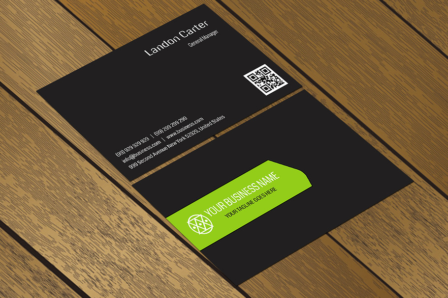 CT025 Creative business card in Business Card Templates - product preview 8