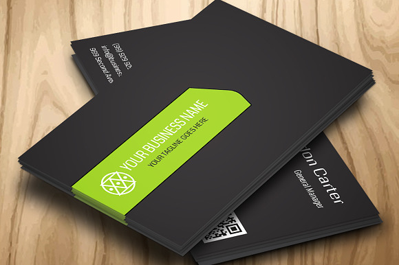 CT025 Creative business card in Business Card Templates - product preview 1