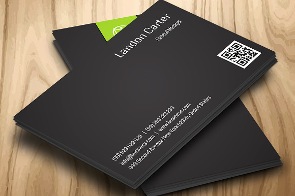 CT025 Creative business card in Business Card Templates - product preview 2