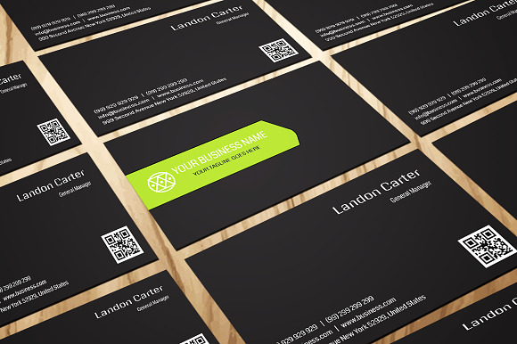 CT025 Creative business card in Business Card Templates - product preview 3