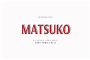 MATSUKO | A CLASSIC FONT FAMILY