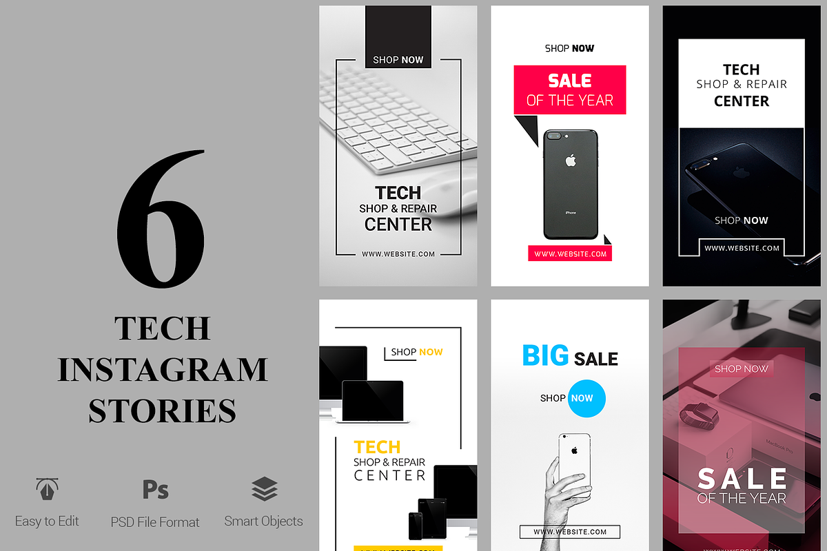 Tech Products Instagram Stories in Instagram Templates - product preview 8