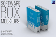 Software Box - 8 Mockups