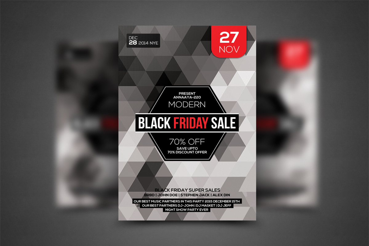 Black Friday Flyer  in Flyer Templates - product preview 8