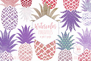 Pink & Purple Tropical Pineapples