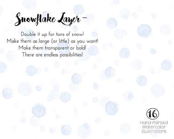 Snowman Watercolor Clipart in Illustrations - product preview 3