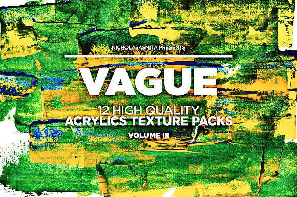 Vague III: 12 Acrylics Textures in Textures - product preview 3