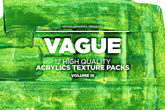 Vague III: 12 Acrylics Textures in Textures - product preview 5