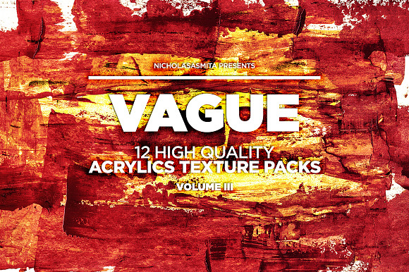 Vague III: 12 Acrylics Textures in Textures - product preview 6