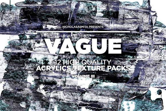 Vague III: 12 Acrylics Textures in Textures - product preview 7
