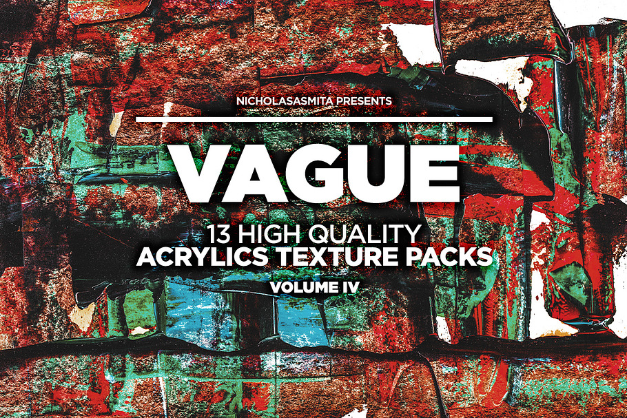 Vague IV: 13 Acrylics Textures