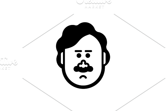Pablo Escobar icon in Illustrations - product preview 1