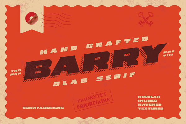 Barry | 4 Font Styles