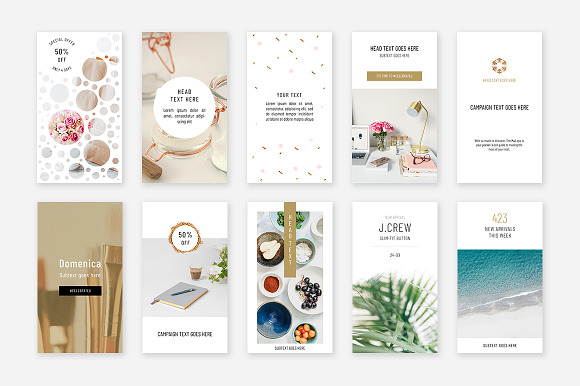 Crystal Instagram Stories Pack in Instagram Templates - product preview 3
