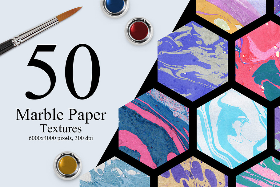50 Marble Paper Textures in Textures - product preview 8