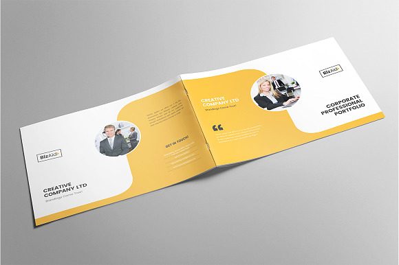 Company Profile / Landscape in Brochure Templates - product preview 1
