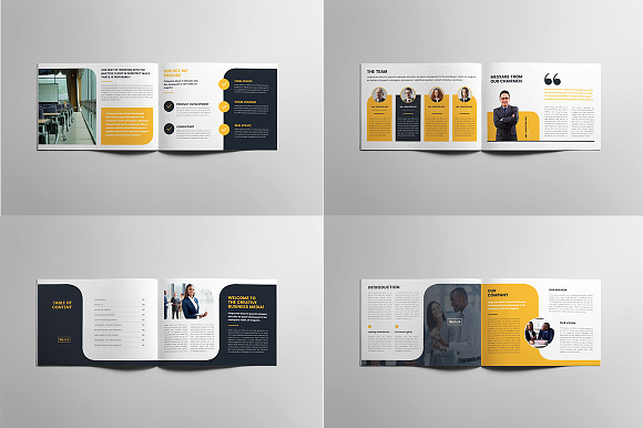 Company Profile / Landscape in Brochure Templates - product preview 2