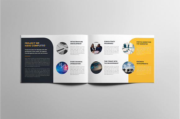 Company Profile / Landscape in Brochure Templates - product preview 3