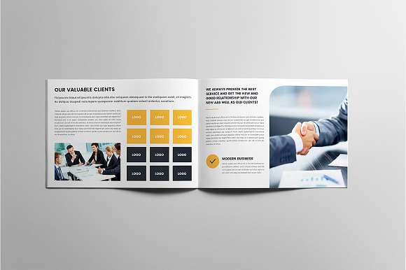 Company Profile / Landscape in Brochure Templates - product preview 5