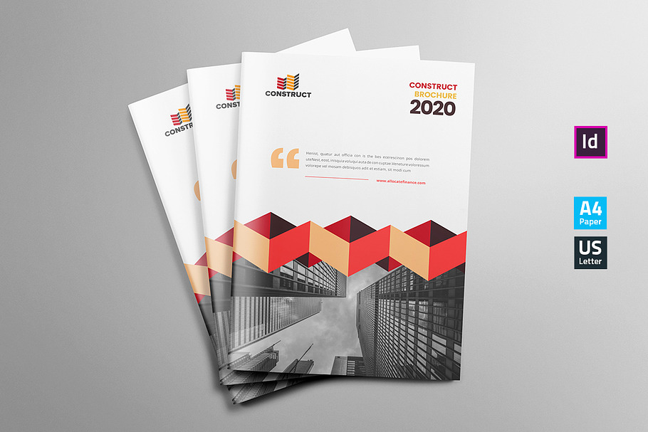 Construction Business Brochure in Brochure Templates - product preview 8