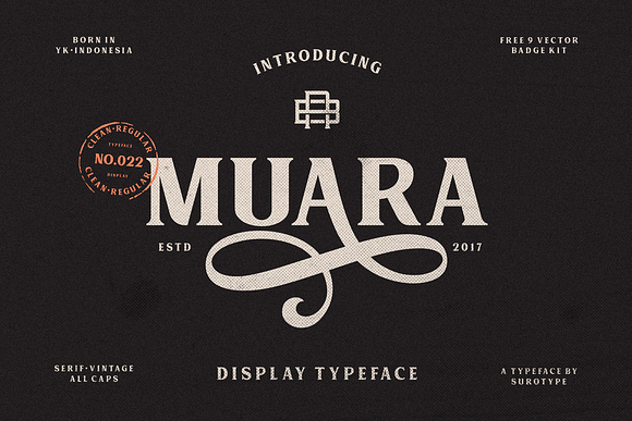 MUARA in Display Fonts - product preview 1